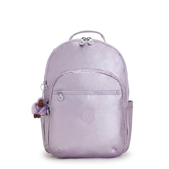 Seoul Extra Large Metallic 17" Laptop Backpack, Orchid Metallic, large Seoul Extra Large Metallic 17" Laptop Backpack, Orchid Metallic, large
