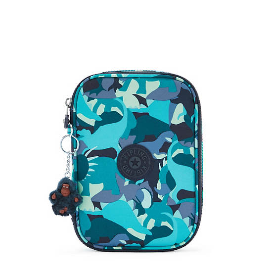 100 Pens Printed Case, Blue Green, large