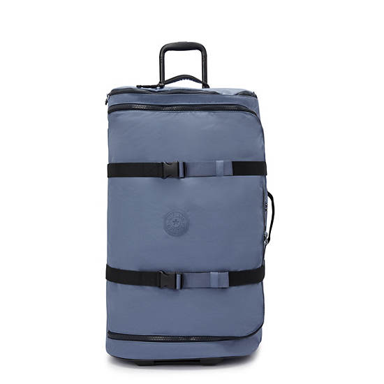 Aviana Large Rolling Duffle Bag, Blue Lover, large