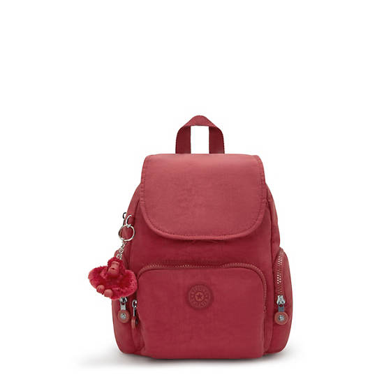 City Zip Mini Backpack, Funky Red, large