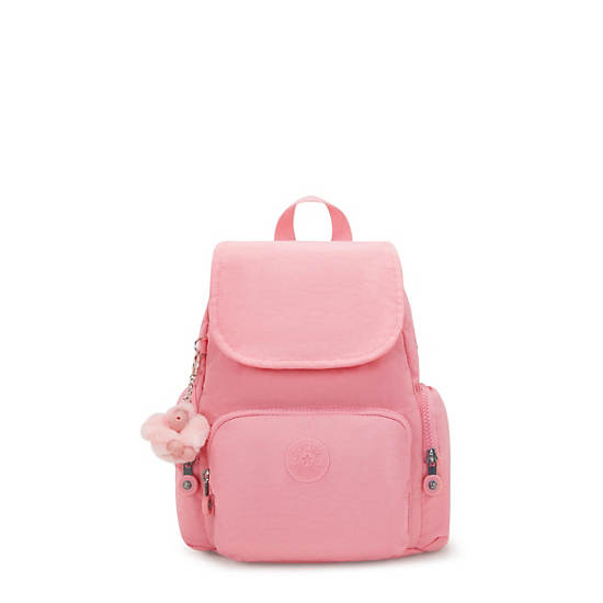 City Zip Mini Backpack, Enjoyable Blush, large