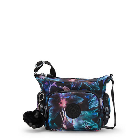 Gabbie Mini Printed Crossbody Bag, Spectral Orchid, large