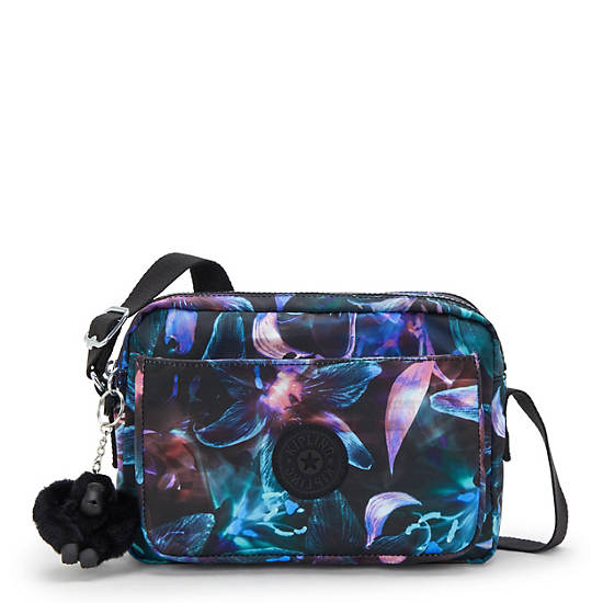 Abanu Medium Printed Crossbody Bag, Spectral Orchid, large