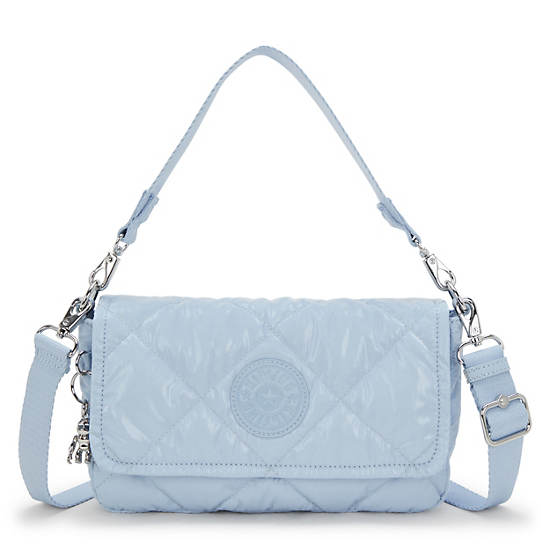 Aras Quilted Shoulder Bag, Glowing Blue Ql, large