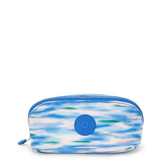 Mirko Small Printed Toiletry Bag, Diluted Blue, large