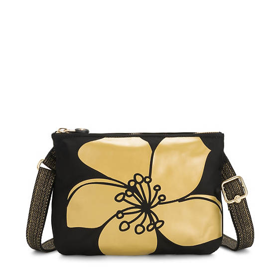 Mai Pouch Convertible Bag, Gold Flower, large