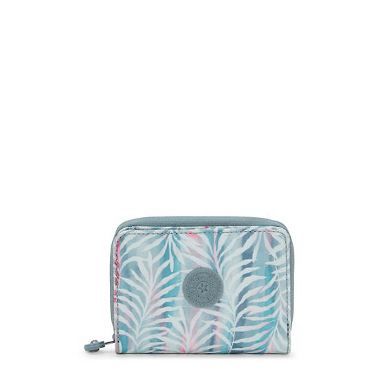 Money Love Small Printed Wallet, Palm Tree Leaves, large