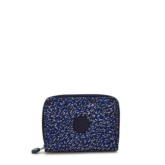 Money Love Printed Small Wallet, Cosmic Navy, large