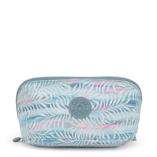 Mirko Medium Printed Toiletry Bag, Palm Tree Leaves, large