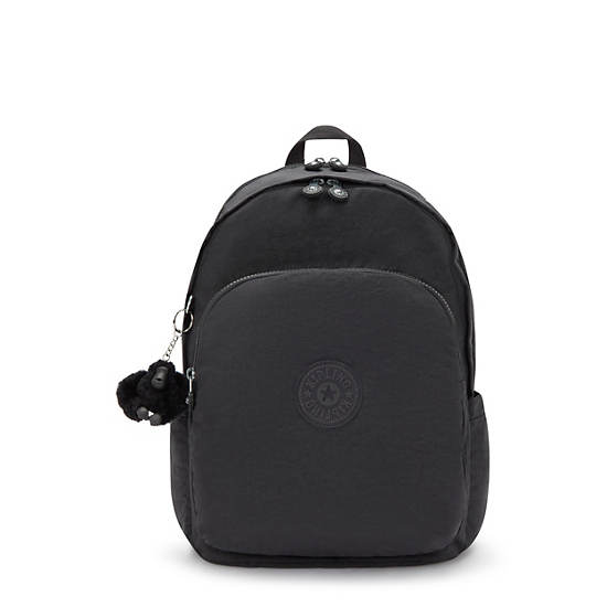 Delia Medium Backpack, Black Noir, large