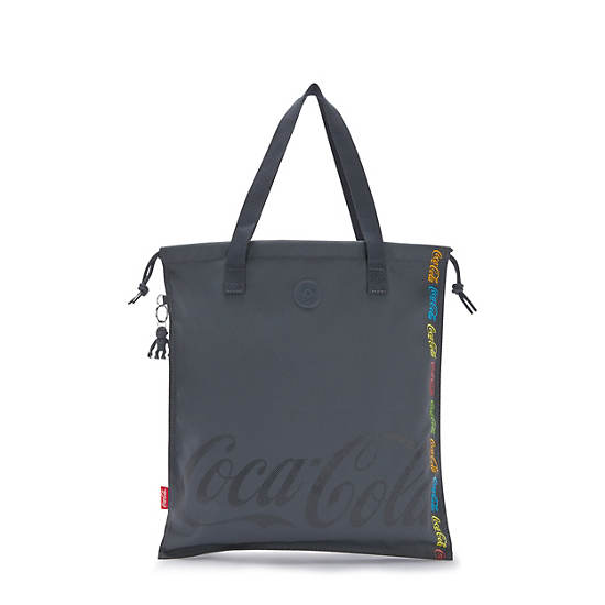 Coca-Cola New Hip Hurray Tote Bag, Cosmic Black, large