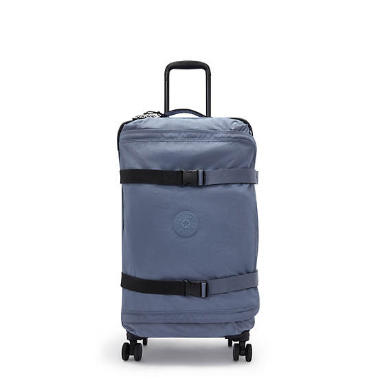 Spontaneous Medium Rolling Luggage, Blue Lover, large