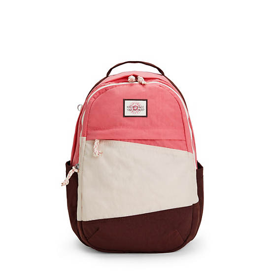 Xavi 15" Laptop Backpack, Love Puff Pink, large