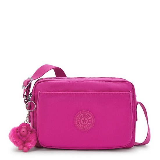 Abanu Medium Crossbody Bag, Glowing Fuchsia, large