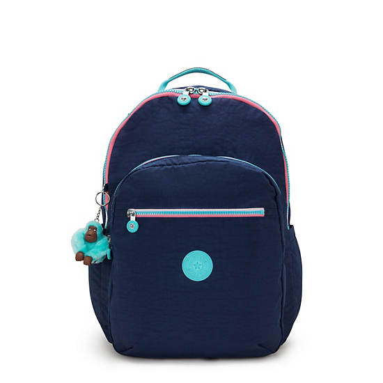 Seoul Extra Large 17" Laptop Backpack, Resort Navy, large
