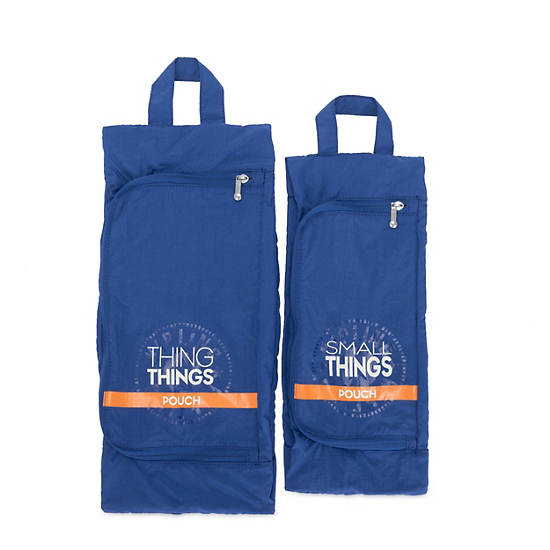 Pack Things Set of Packing Pouches, Polar Blue, large