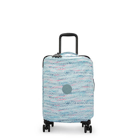 Spontaneous Small Printed Rolling Luggage, Palm Tree Leaves, large