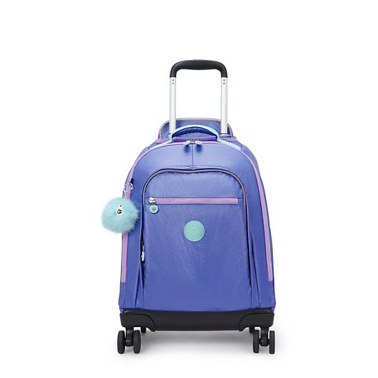 New Zea Metallic 15" Laptop Rolling Backpack, Rainbow, large