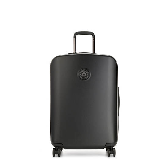 Curiosity Medium 4 Wheeled Rolling Luggage, Black Noir, large