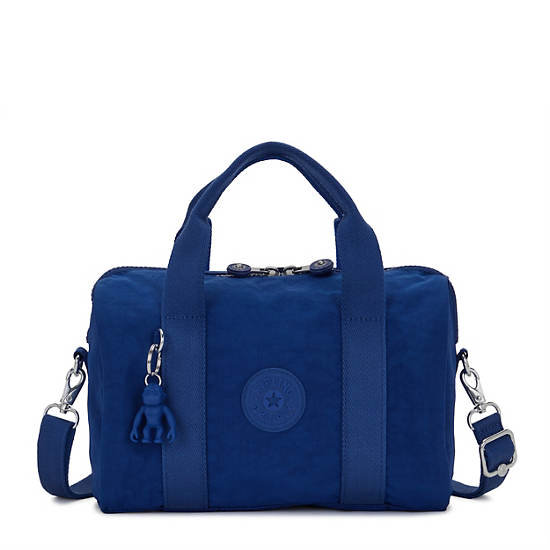 Bina Medium Shoulder Bag, Deep Sky Blue, large