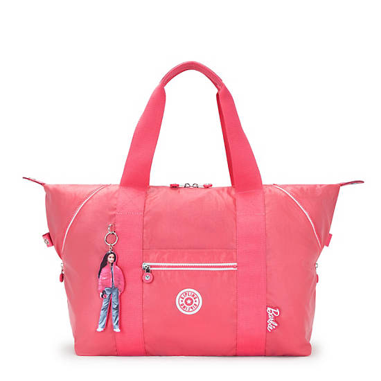 Art Medium Barbie Tote Bag - Lively Pink | Kipling
