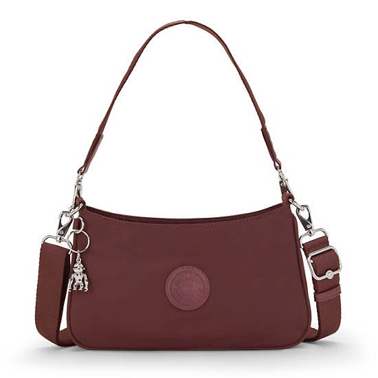 Lauri Shoulder Bag, Deep Aubergine, large