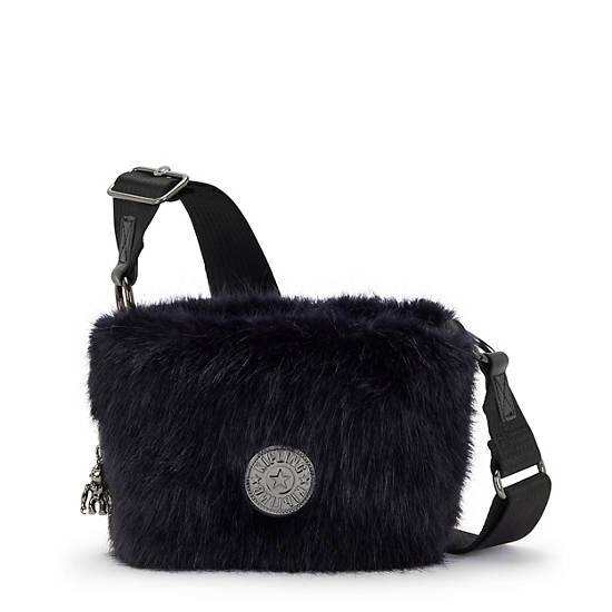 Aminda Crossbody Bag, Nocturnal Fur, large