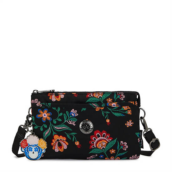 Frida Kahlo Riri Crossbody Bag, FK Floral, large