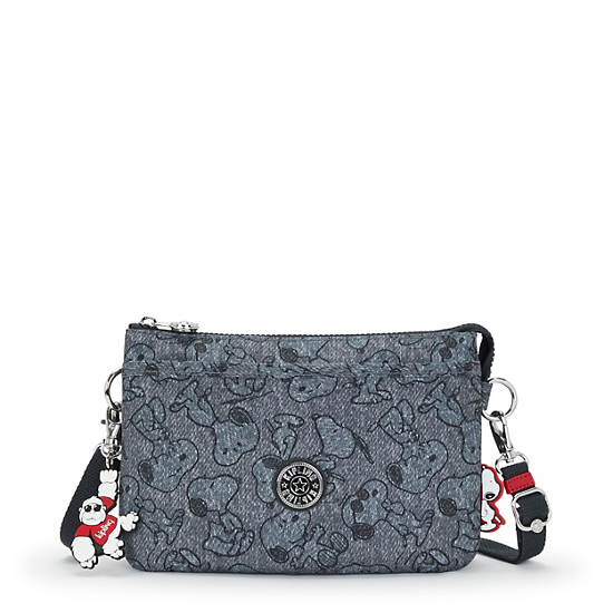 Riri Printed Crossbody Bag, Doggy Denim Prt, large