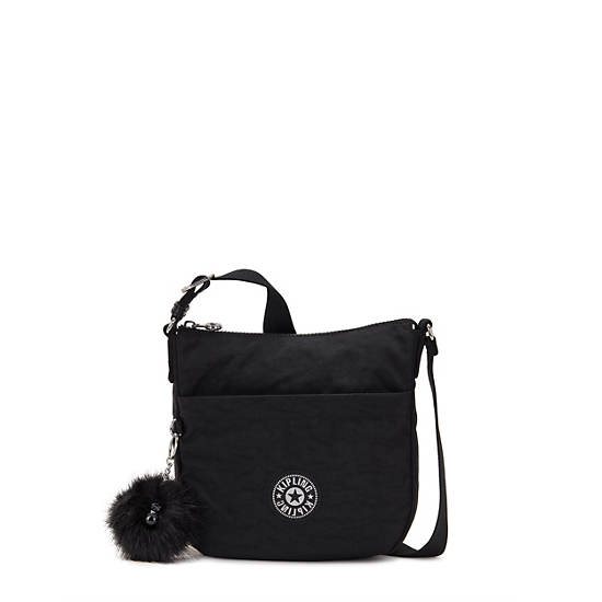 Libbie Crossbody Bag, Black GG, large