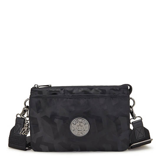 Riri Printed Crossbody Bag, Black 3D K JQ, large