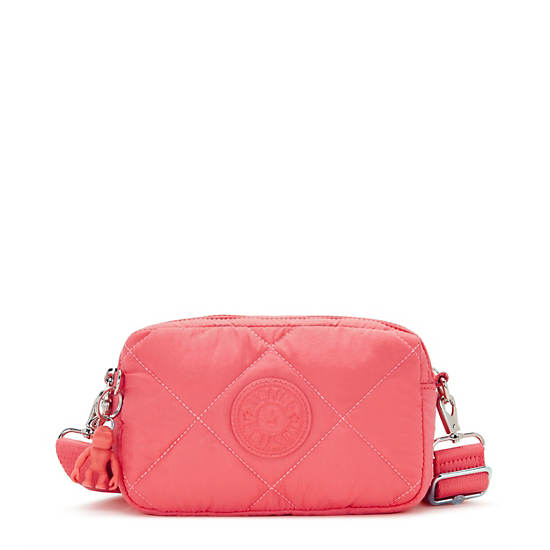 Milda Quilted Crossbody Bag, Cosmic Pink Quilt, large