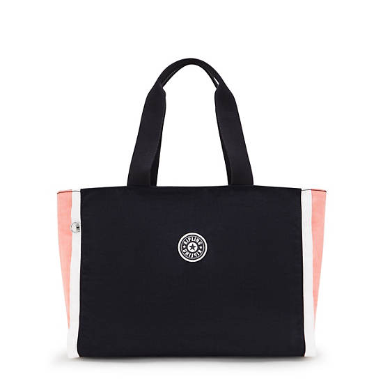 Nalo Tote Bag, Jazzy Black Bl, large