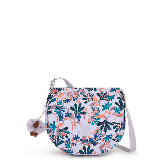 Lucasta Printed Crossbody Bag, Dramatic Blooms, large Lucasta Printed Crossbody Bag, Dramatic Blooms, large