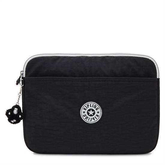 13" Laptop Sleeve, Stars Pop Black, large