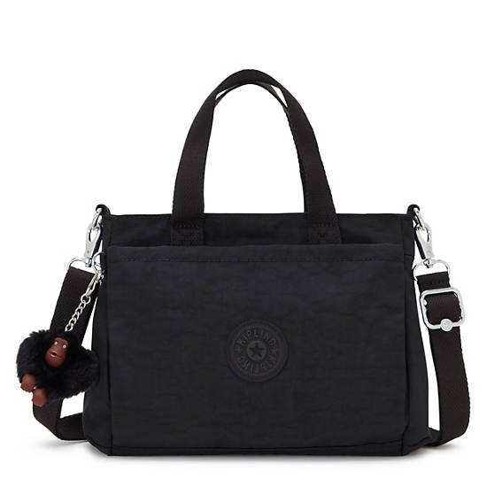 Kanaan Shoulder Bag, Black Tonal, large