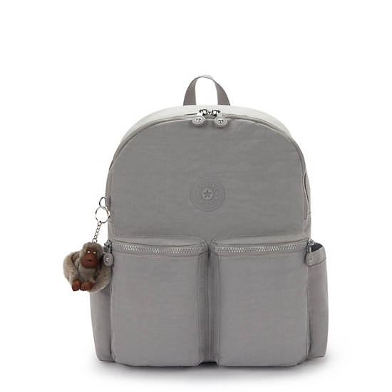 Charnell 11.5" Laptop Backpack, Cloudy Grey, large