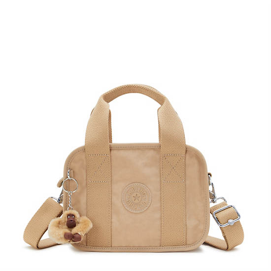 Nadale Crossbody Bag, Light Clay Sand Tonal, large