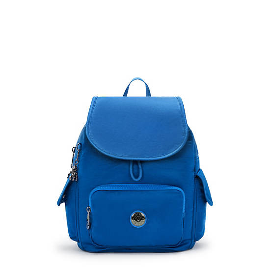 City Pack Small Backpack, Satin Blue, large