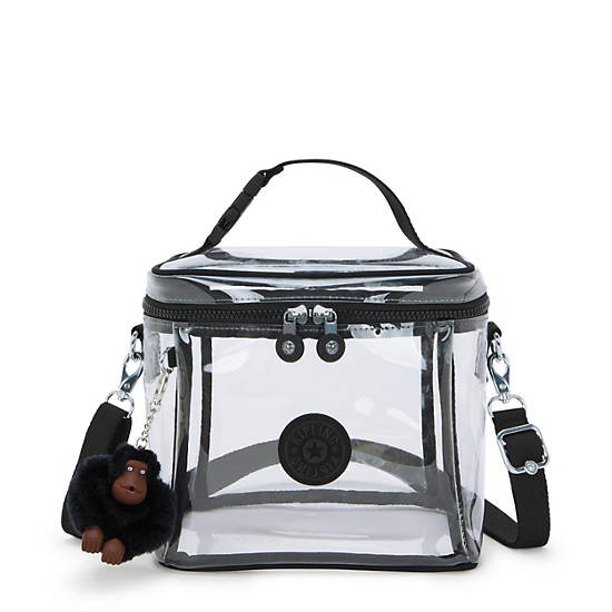 Graham Clear Lunch Bag, Jet Black Fun, large Graham Clear Lunch Bag, Jet Black Fun, large