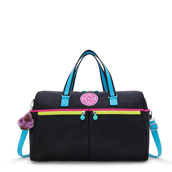 Itska Duffle Bag, Rainbow Black, large