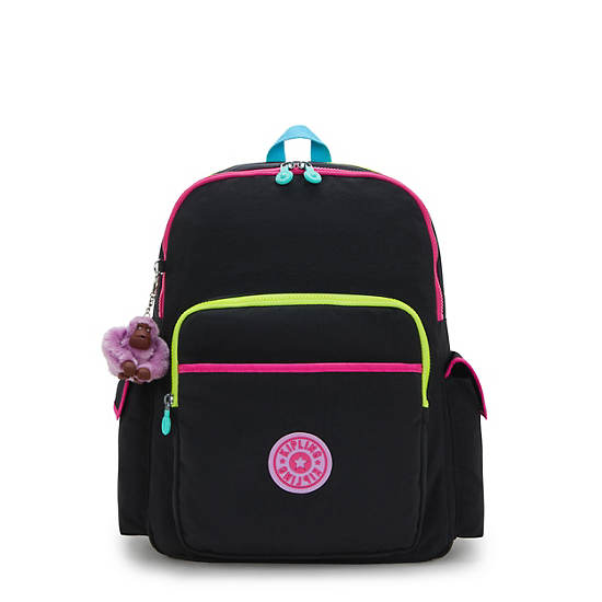 Hoctor Laptop Backpack, Rainbow Black, large