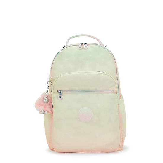 Seoul Large Printed 15" Laptop Backpack, Gradient Combo, large