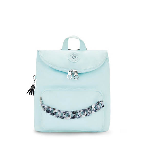 Jodes Tortoise Chain Backpack, Allure Teal Chain, large