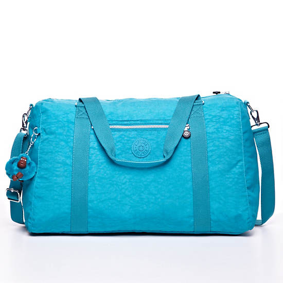 Itska Solid Duffle Bag, True Blue Tonal, large