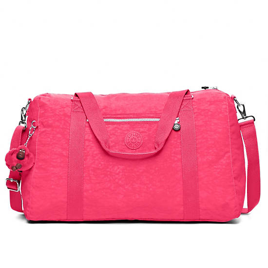 Itska Solid Duffle Bag, True Pink, large