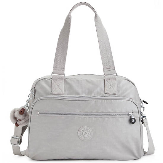 New Weekend Travel Bag, Pearlized Ash Grey, large