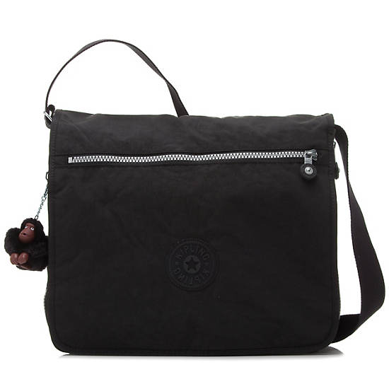 MADHOUSE Expandable Messenger Bag, Black, large