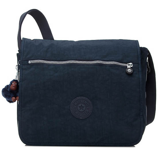 MADHOUSE Expandable Messenger Bag, True Blue, large