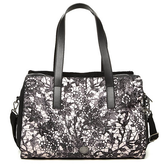 Helena Large Tote, Scribble Lines, large